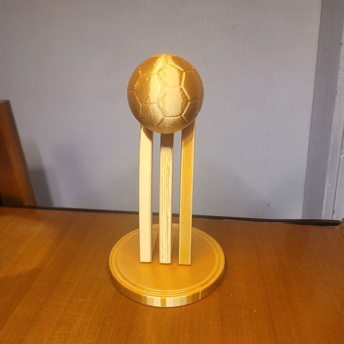World Cup top player trophy new, height 18cm