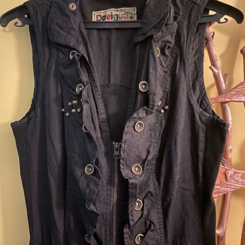 Desigual sleeveless dress size M black like new