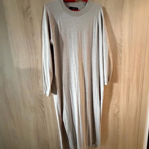 Mango dress like new, fine wool, beige