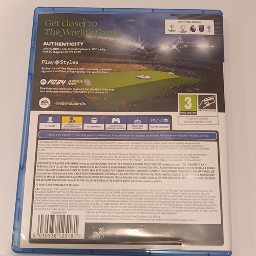 EA Sports FC 24 PS4 game like new