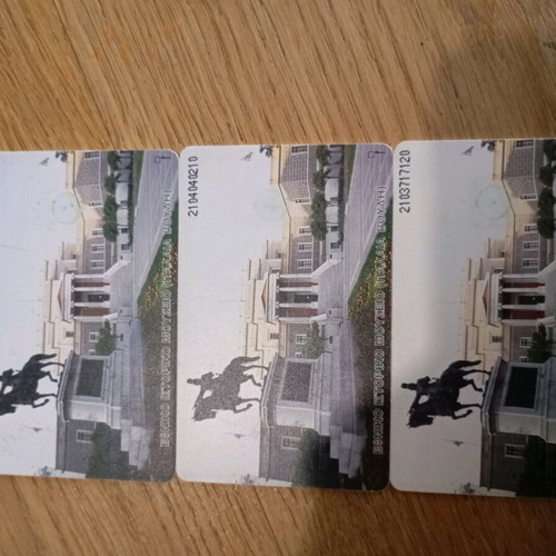 Phone cards used, National Museum Old Parliament, set of 3
