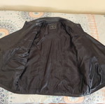 Leather jacket new, black, size L