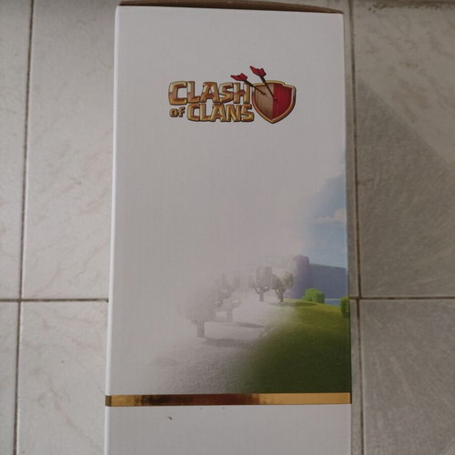 Supercell Clash of Clans Gold Barbarian Statue boxed, like new