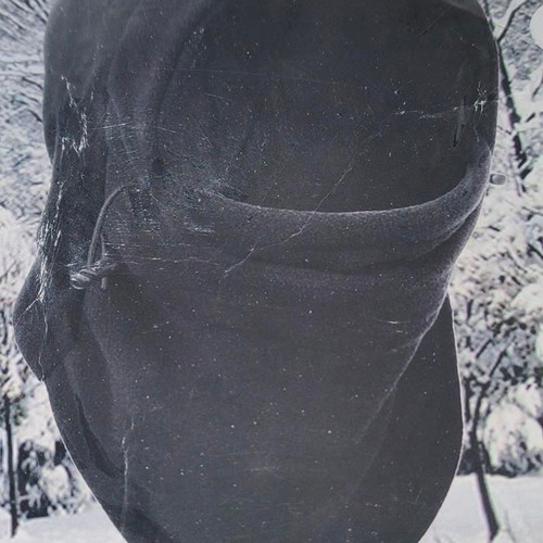Balaclava full face like new, black, thermal fleece