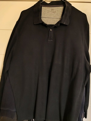 Mark & Spencer Long Sleeve Polo XL Like New Black