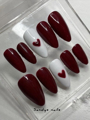 Handmade press on nails set of 10, new