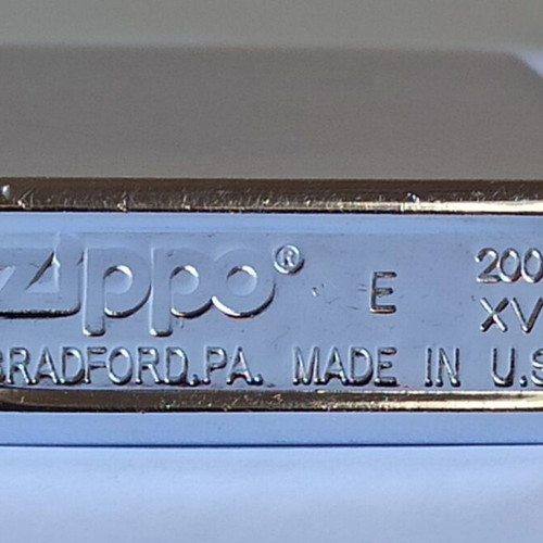 Zippo vintage lighter used, classic E 2000 XVI