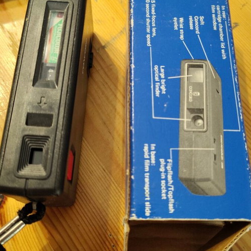 Two cameras used with walkman gift
