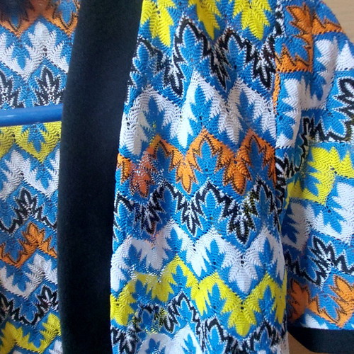 Just In Small colorful perforated bolero new