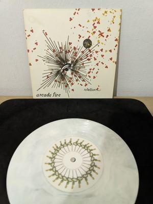 Arcade Fire Rebellion (Lies) 7" vinyl used, rock