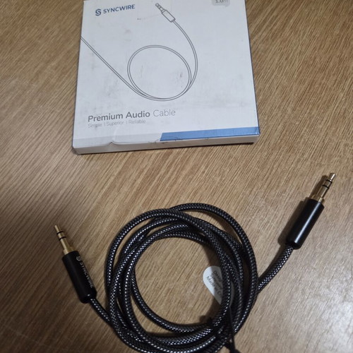 Syncwire 3.5mm Premium Audio Cable 1m with Gold-Plated Connectors