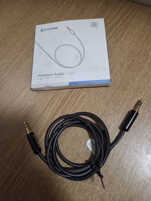 Syncwire 3.5mm Premium Audio Cable 1m with Gold-Plated Connectors