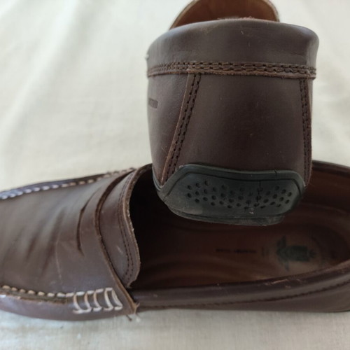 Armata Di Mare Men's Brown Leather Loafers Size 40 Like New
