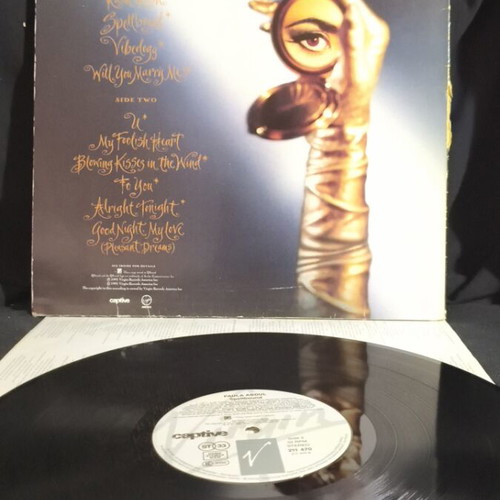Paula Abdul Spellbound vinyl record used, pack of 2