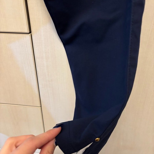 Fabric pants used, blue, size M 38 10