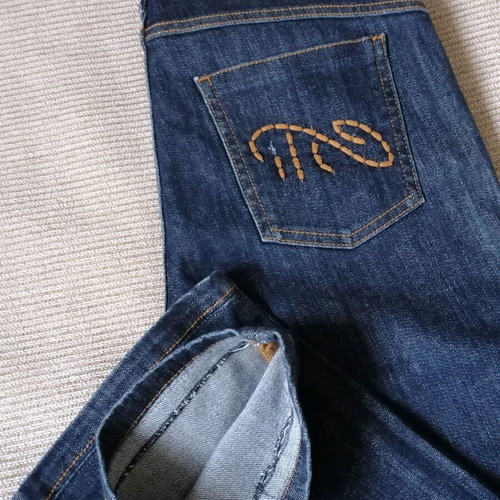 Esti women's jeans like new, size L, blue
