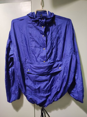 Stradivarius windbreaker blue Small like new