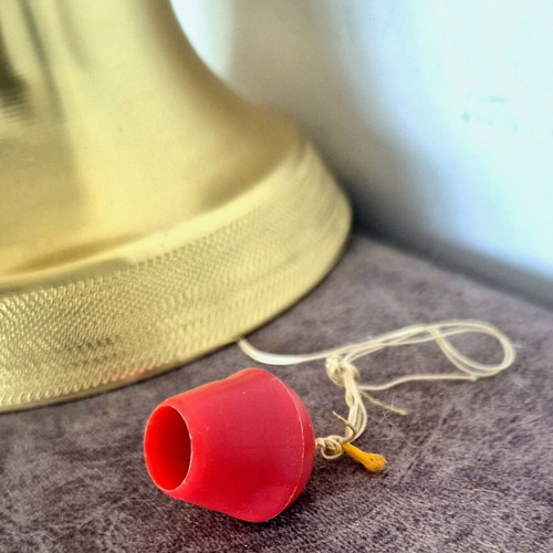 Ananiadis Greek Christmas Bell toy from 1970s