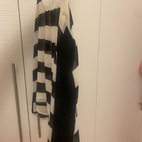 Striped tank top Danoff used, black and white, one size