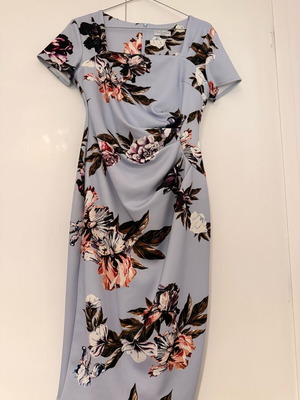 Elegant dress like new, multicolor turquoise, size M