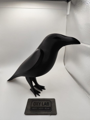 The Crow 3D figure, decorative