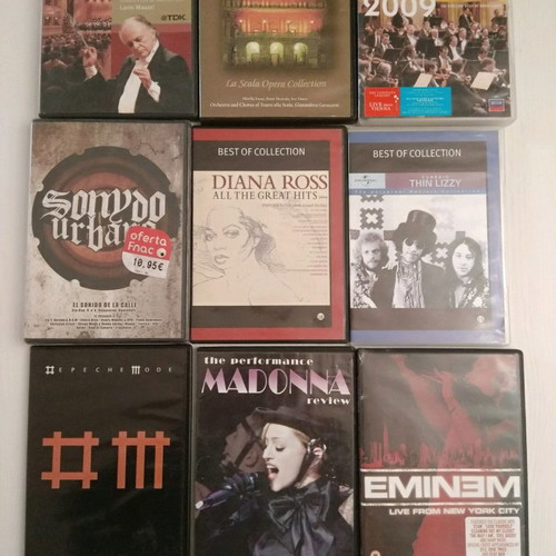 Music DVD pack of 21