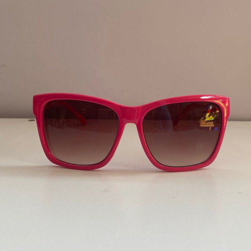 Lussile sunglasses with fuchsia acetate frame like new