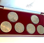  Νέα Μειωμένη Τιμή! Σπάνια Αναμνηστικά των Ολυμπιακών Αγώνων της Μόσχας 1980 - Σετ 6 νομισμάτων