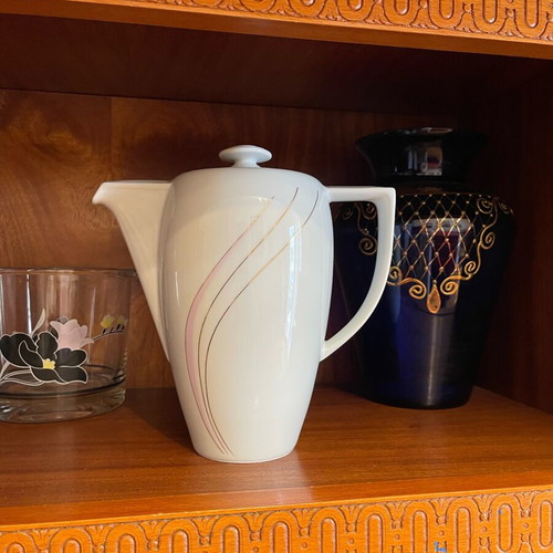 Art Deco German porcelain teapot like new vintage