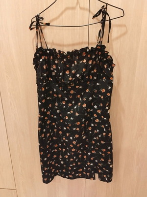 Mini floral dress Shein used, size L, black