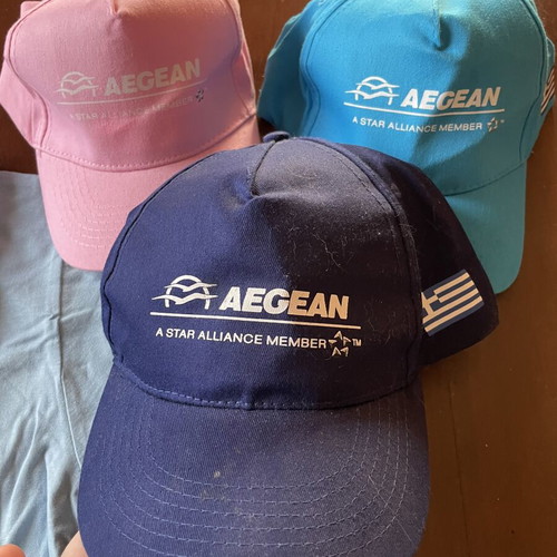 Aegean Airlines Collectible Set new, anniversary kids T-shirt and accessories