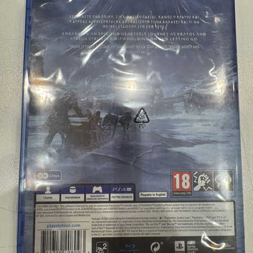 God of War Ragnarok PS4 game new