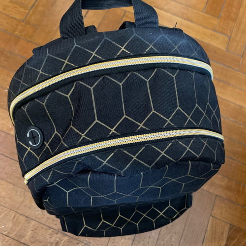 Hallmark backpack two compartments like new brown