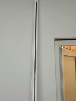 Roman mechanism curtain rail 2.60 meters like new