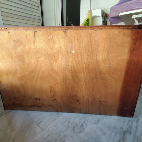 Wooden buffet used, sturdy construction, 91x31x56 cm
