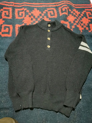 Pure wool knitted sweater used, size XL