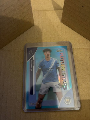 Nico O'Reilly Future Stars Topps Chrome κάρτα ποδοσφαίρου /299