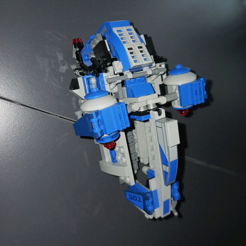 Lego Star Wars custom built dropship 501st like new