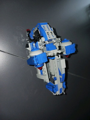 Lego Star Wars custom built dropship 501st like new