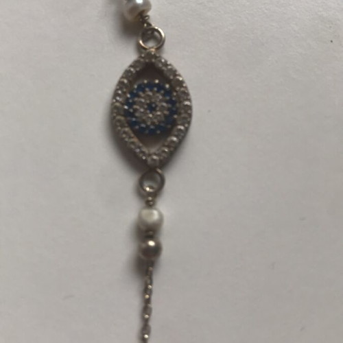 Silver bracelet with hallmark like new