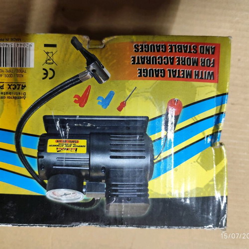 Tire pump new for car and motorcycle