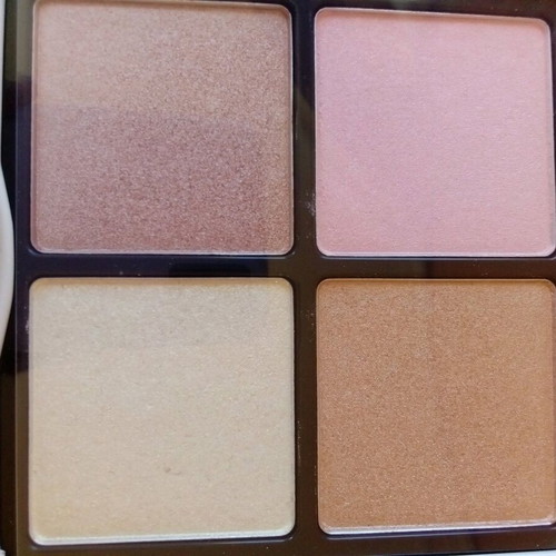 Bh cosmetics Nude Rose Highlight palette 4-color highlighter new