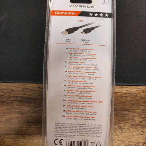 Usb 2.0 certified connection cable new
