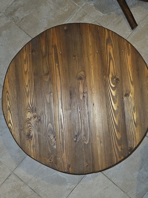 Sofras low round table used, diameter 70cm height 27cm