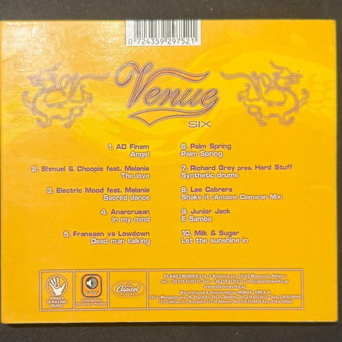 Venue Six CD like new, electronic compilation by Vasilis Tsilichristos