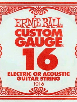 Ernie Ball electric guitar string 016