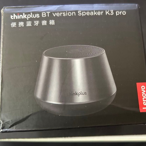 Lenovo K3 Pro Bluetooth speaker new, black with 8-hour battery life