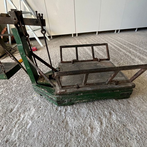 Antique scale used in original condition