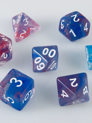 Dungeons & Dragons Dice Set with Pouch new