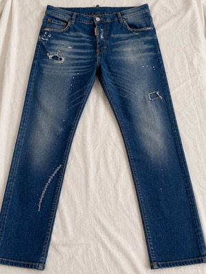 Dsquared2 Tidy Biker Jean W34 EU50 used, blue, slim fit